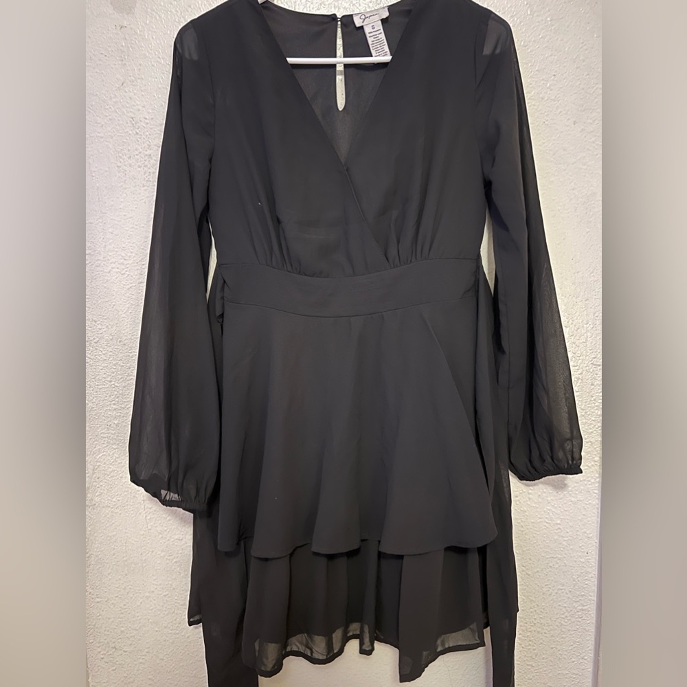 Mini black dress